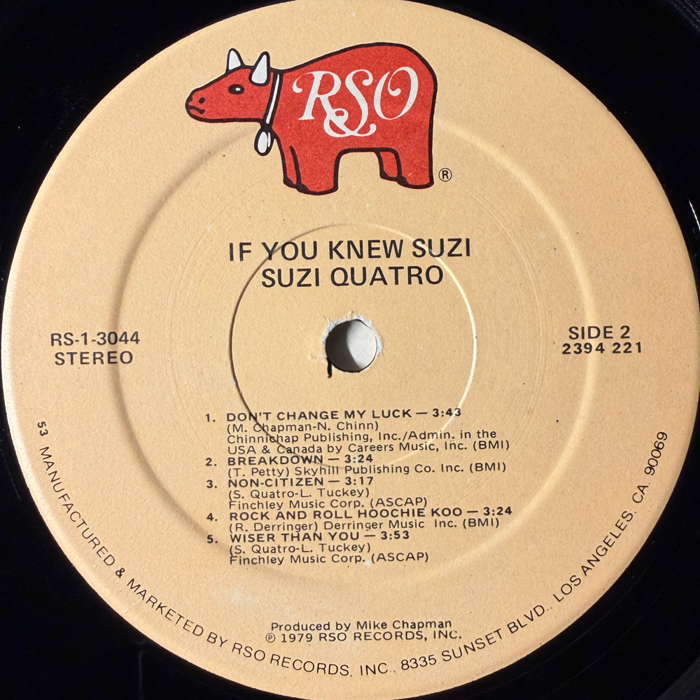 Suzi Quatro - If You Knew Suzi… (США 1979г.)