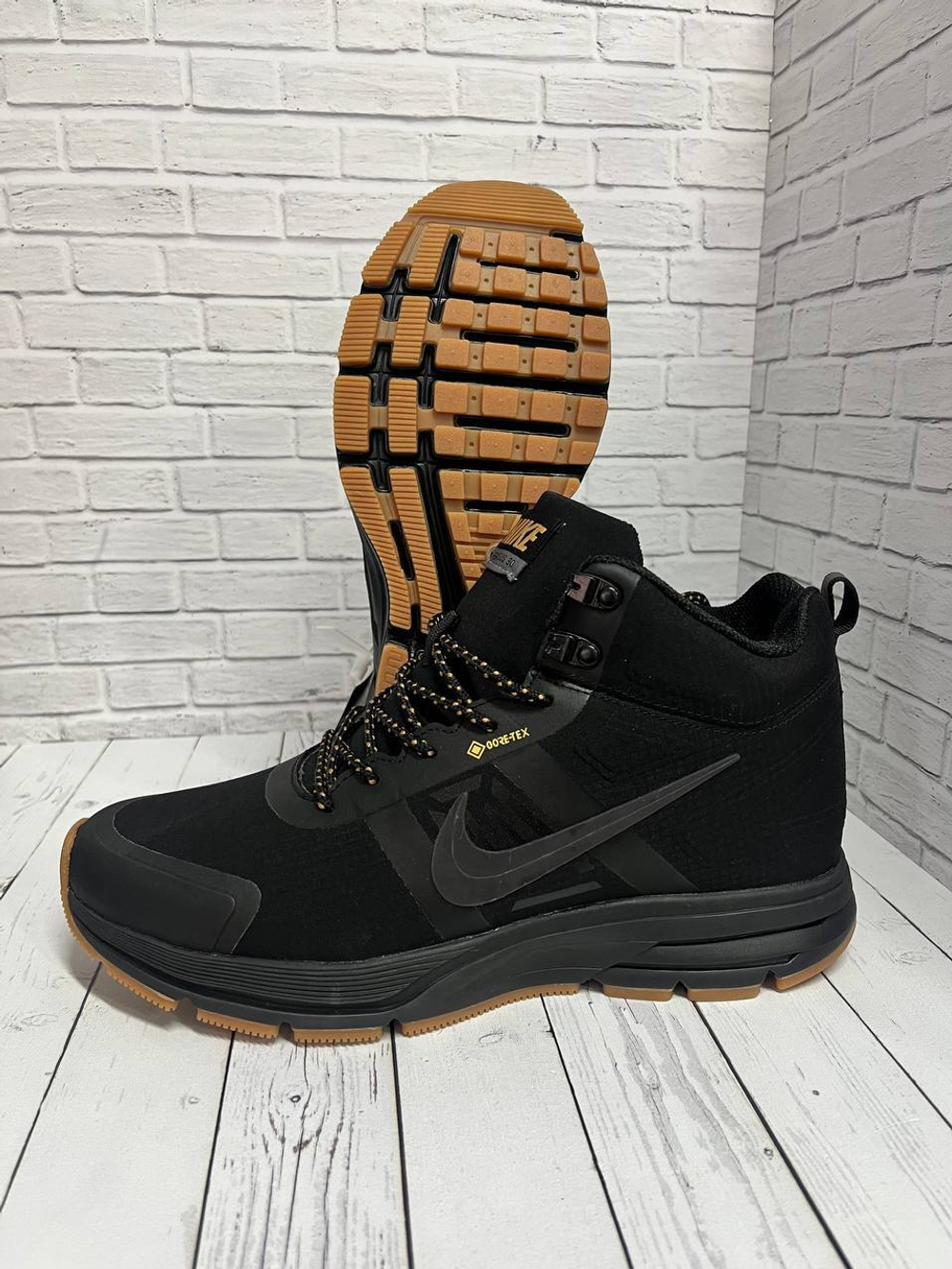 КРОССОВКИ NIKE AIR GORE-TEX /ЧЕРНЫЙ