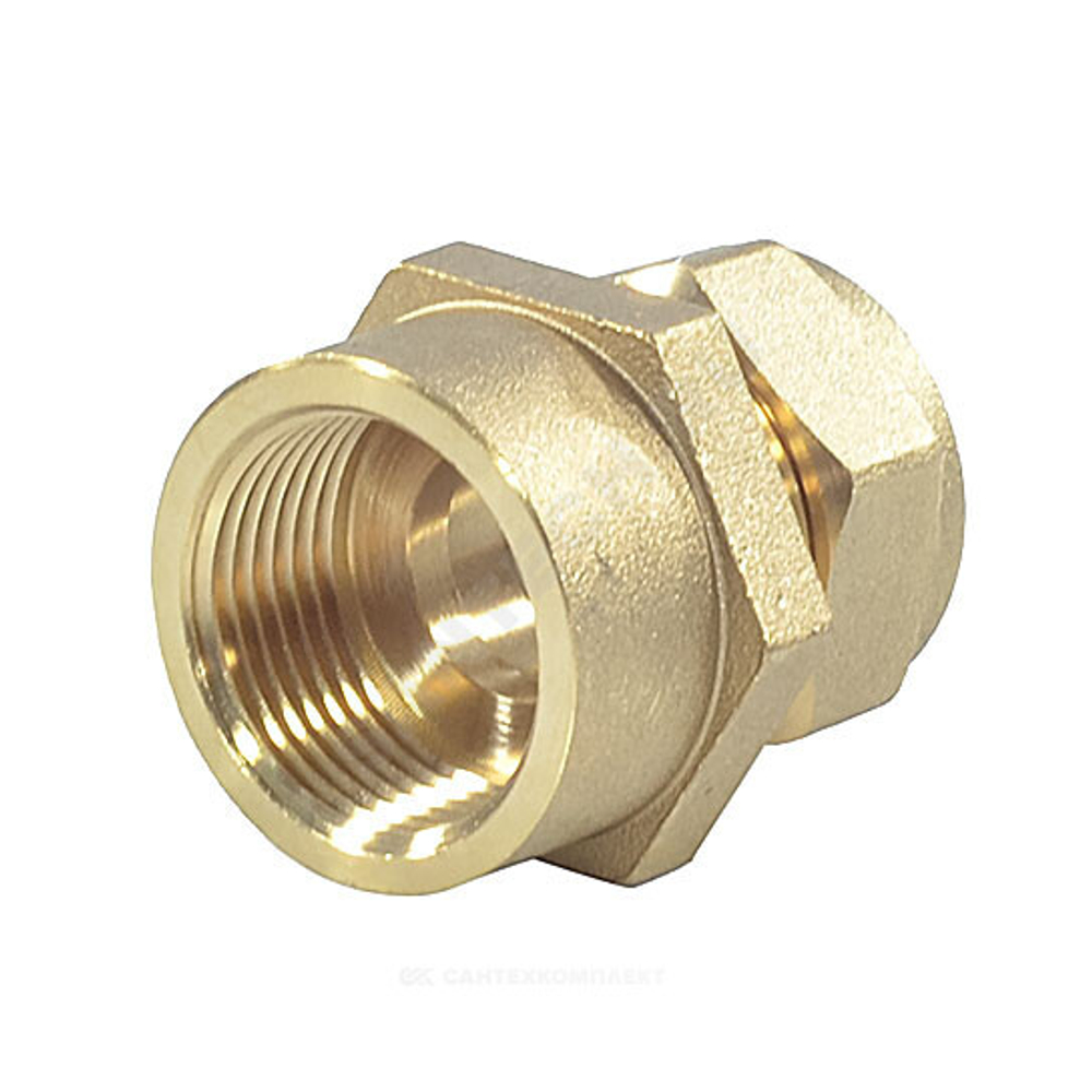 Муфта латунь 32Aх1 1/4" обжим/ВР STAHLMANN SSFL3211/4BEF