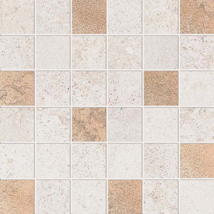 Мозаика ALPES RAW MOS.QUADR.GLAM IVORY