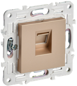 SKANDY Розетка компьютерная RJ45 кат.6 SK-K02Sa песочный IEK