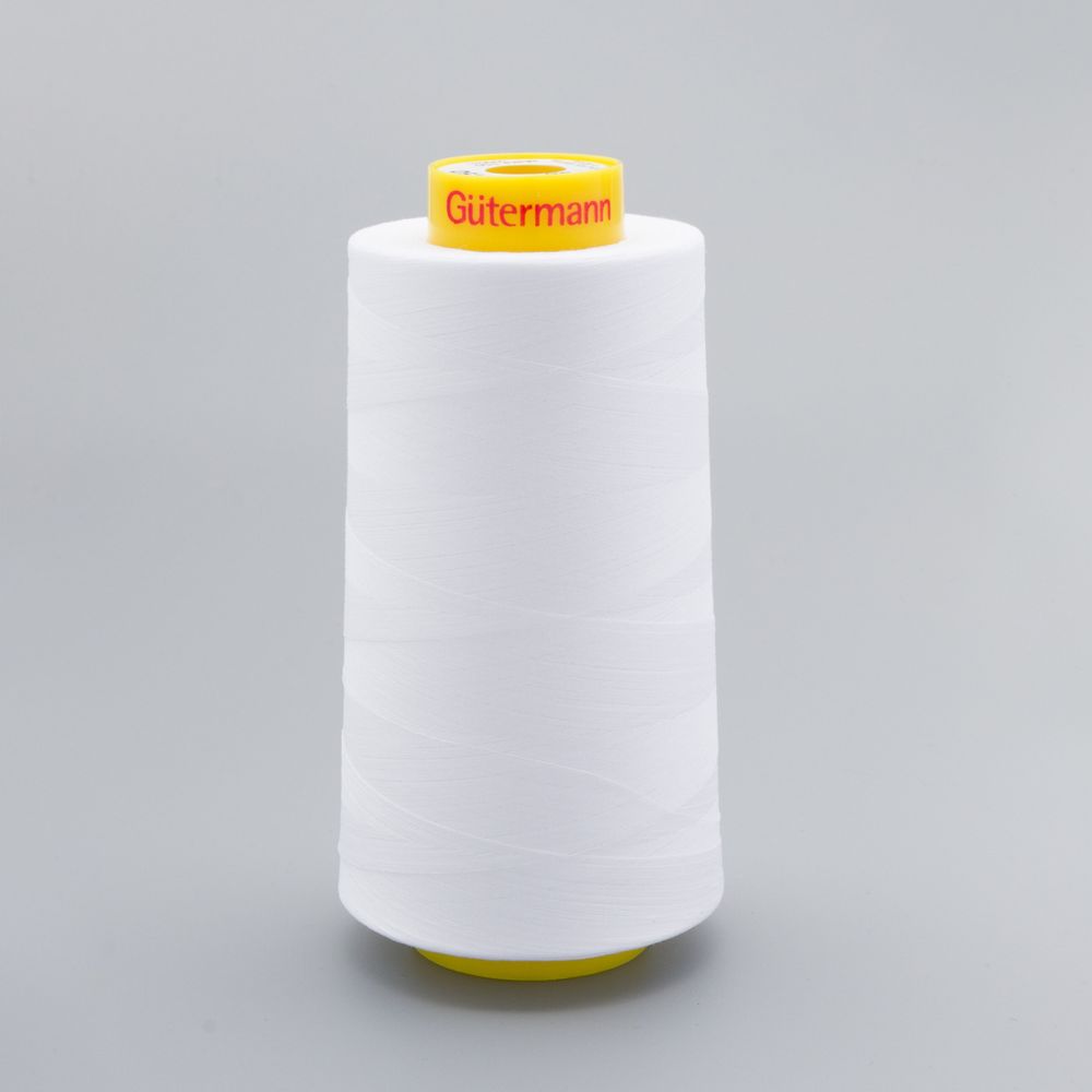 Нитка Gutermann Mara 150 (5000 метров), 1 боб., особо тонкая | _800 белый (Arta 001)