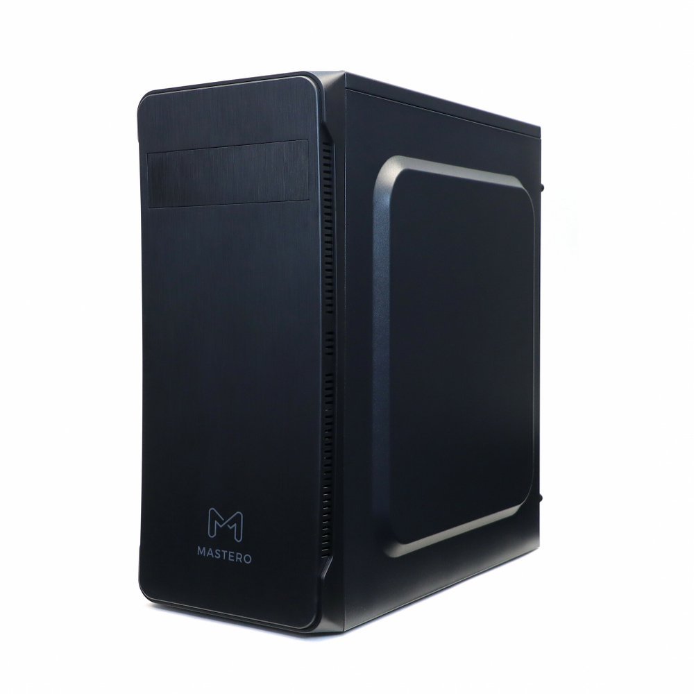 Корпус Mastero A-01, БП:450W, ATX, чёрный, 1xUSB2, 2xUSB3 (MST-A-01-450W-B)