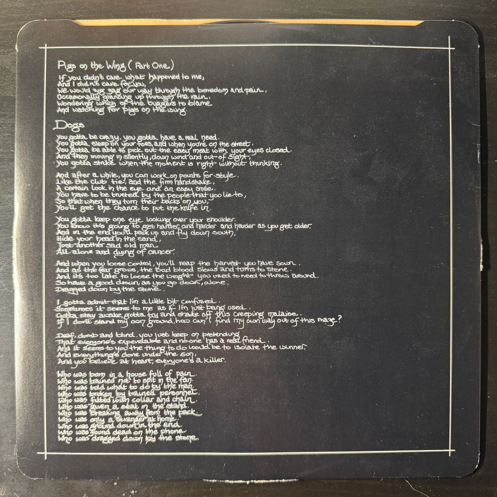 Pink Floyd ‎– Animals (Англия 1977г.)
