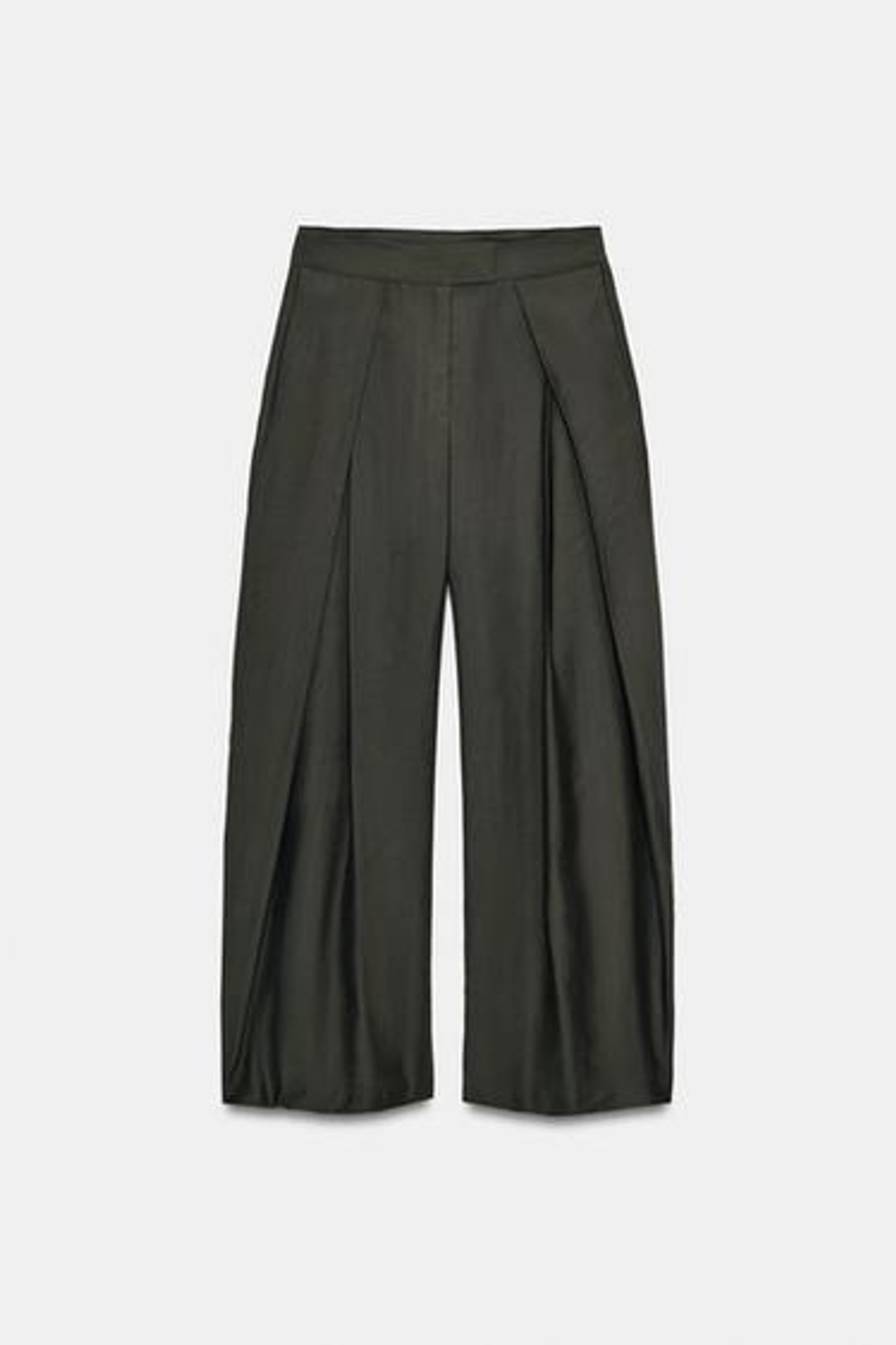Брюки с широкими штанинами из коллекции ZW - ZARA