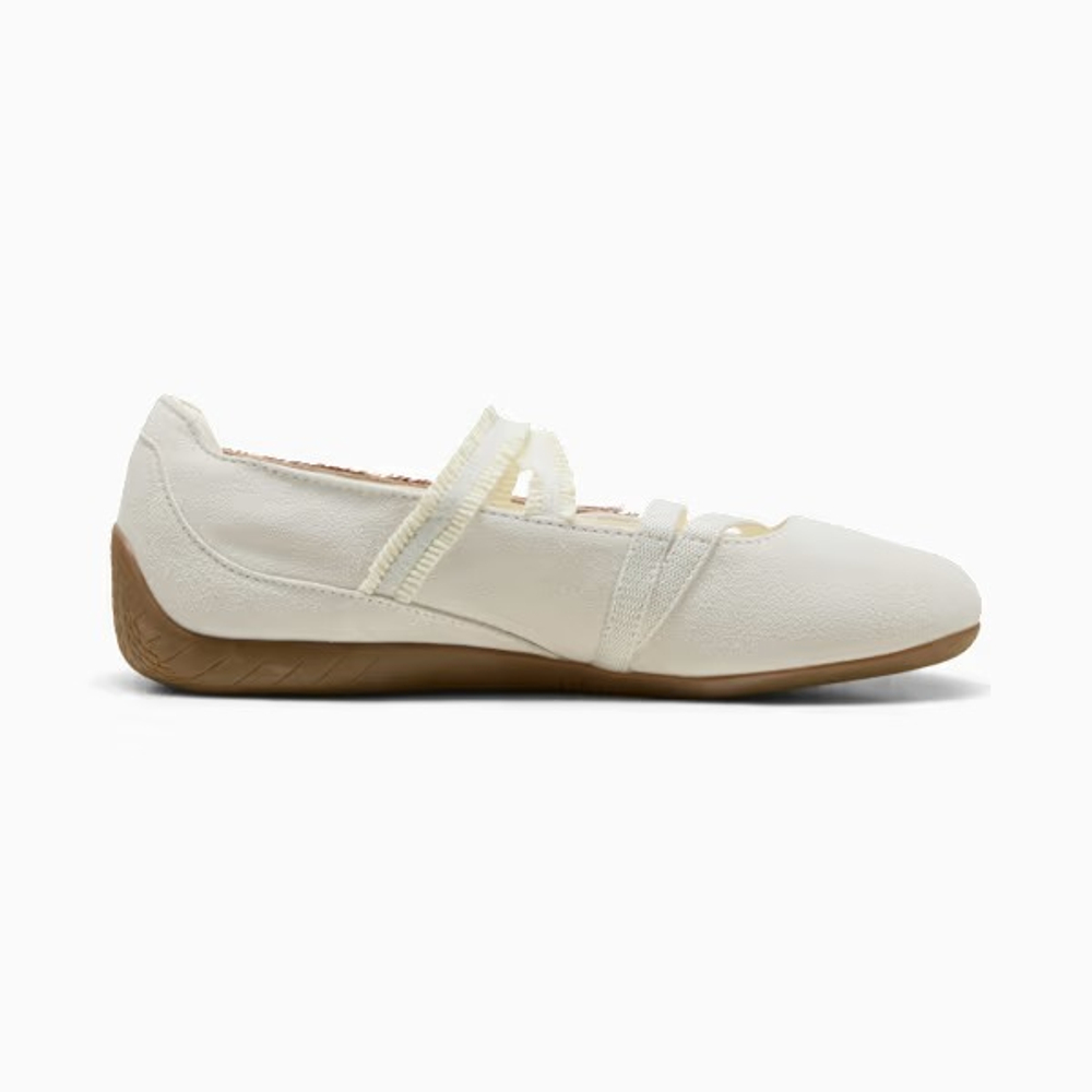 PUMA Женские кроссовки-балетки Speedcat Doelette Formstrip, белый