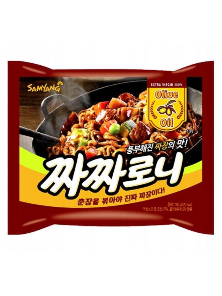 Лапша быстрого приготовления Samyang Chacharoni 140 г, 5 шт