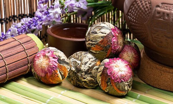 Китайский чай как цветок Китайский чай как цветок