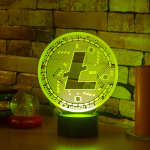 3Д-светильник "LiteCoin" (Лайткоин)