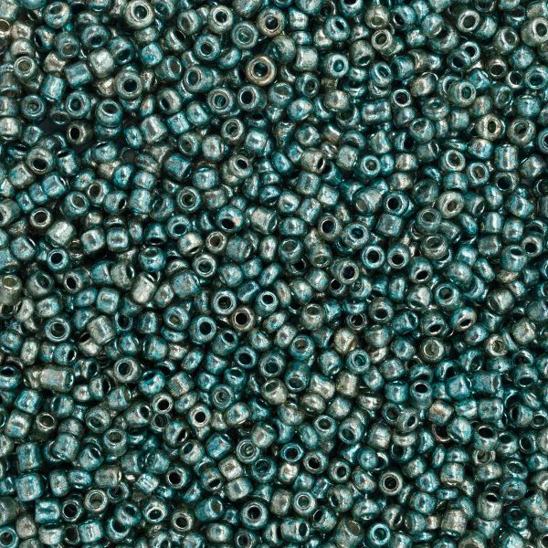 Бисер Astra&Craft 11/0 (2.1 мм), 200 г (10х20 г), 1118 золотисто-зеленый / металлик)