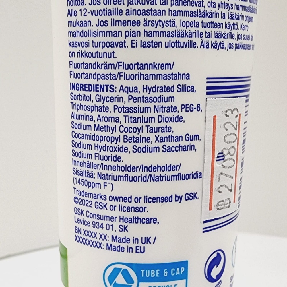 Sensodyne Зубная паста Gentle Whitening отбеливание 100 мл (из Финляндии)