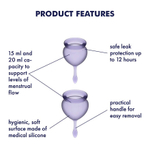 Satisfyer Feel good Menstrual Cup Набор менструальных чаш