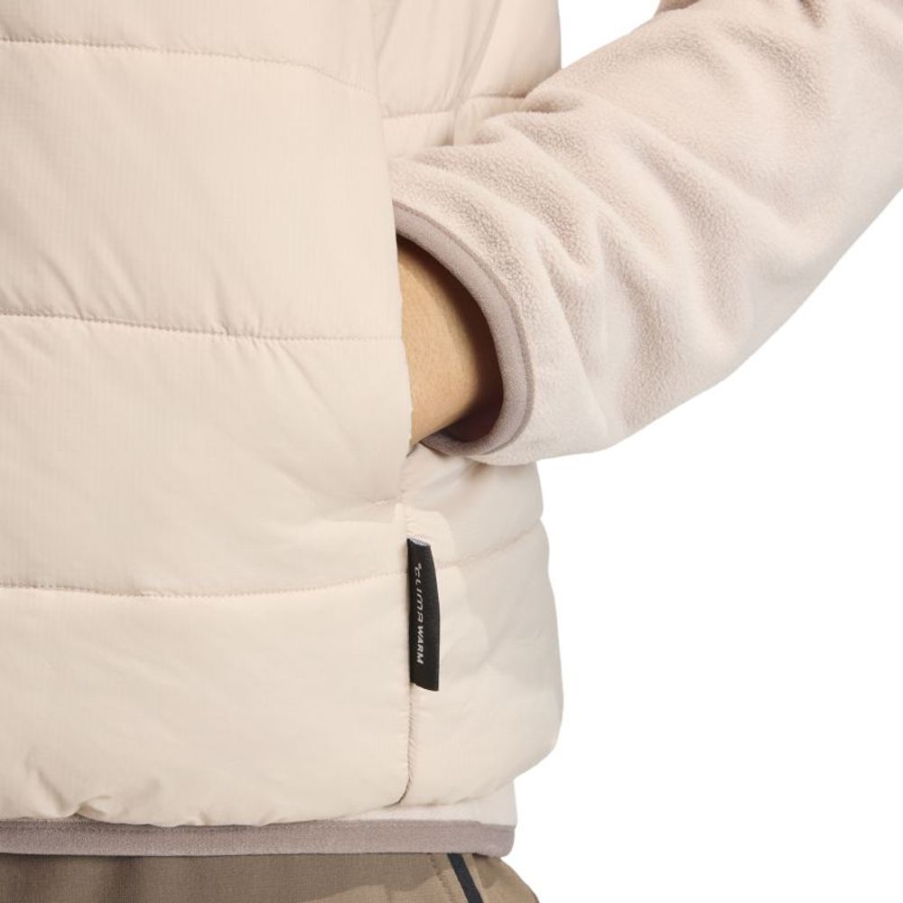 Женский теннисный жилет Adidas Terrex Multi Essentials Climawarm Insulated — wonder taupe