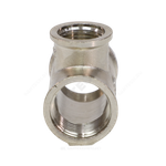 Тройник латунь никель переходной Ду 20х15х20 (3/4"х1/2"х3/4") ВР VALFEX VF.750.N.034.012.034