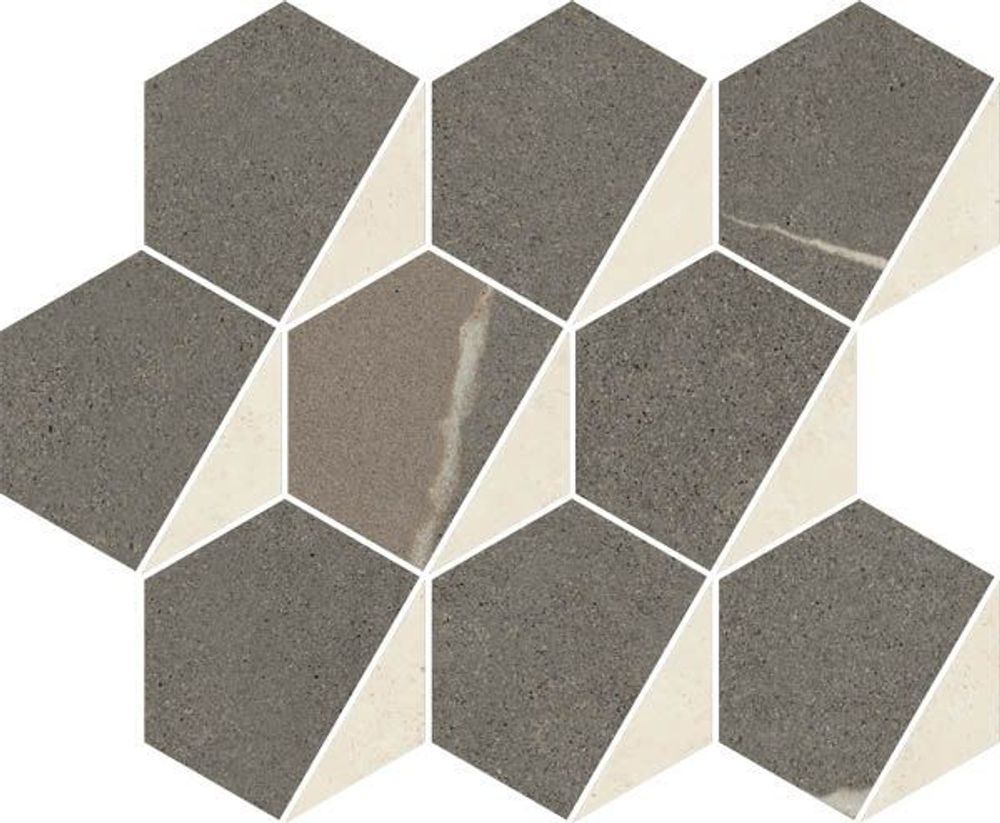 Мозаика Metropolis Mosaico Hexagon Warm (620110000160)