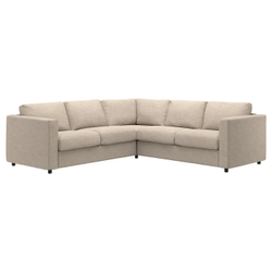 IKEA VIMLE  (ИКЕА ВИМЛЕ)  -  Чехол на угловой диван, 4-местный - Хилларед бежевый