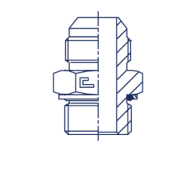 Штуцер FH JIC 1.5/8 - BSP 1
