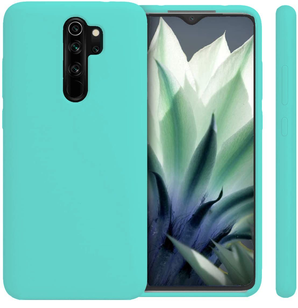 Мягкий Soft Touch чехол из силикона для XIAOMI REDMI NOTE 8 PRO с бархатной подкладкой