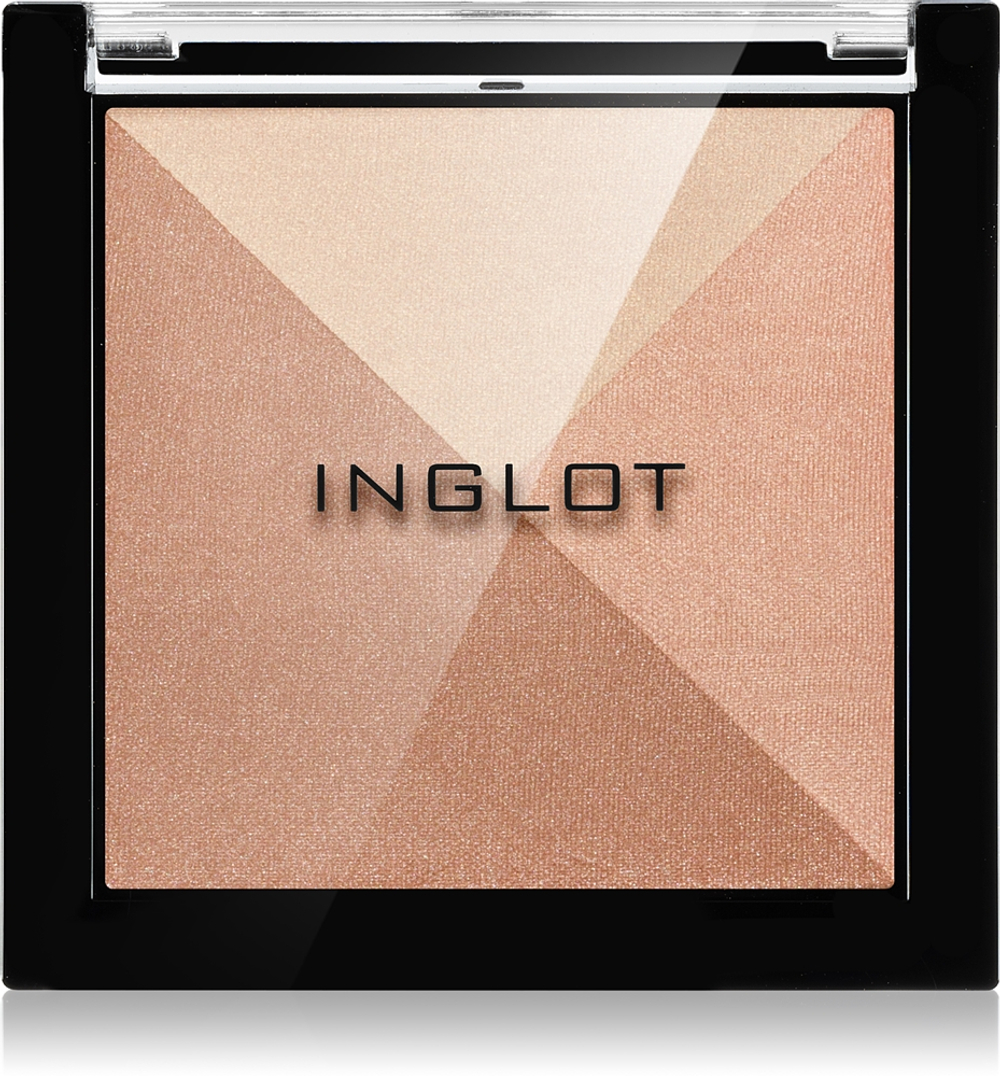 Inglot Multicolour System Highlighting & Bronzing Powder - Палетка для сияния и загара оттенок 12, 8 g