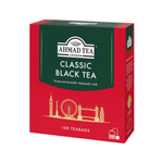 Чай "Ahmad Tea", Чай черный "Классический", пакетики с ярлычками, 100х2г