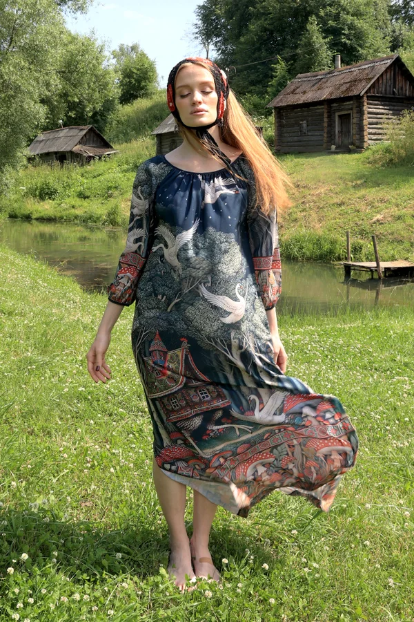 Платье "Полина. В гостях у Бабы-Яги"
