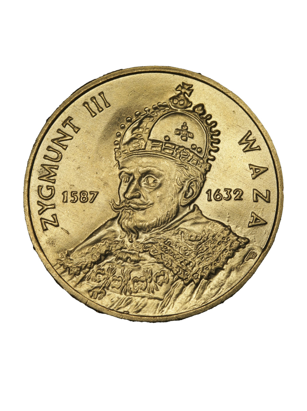 2 злотых 1998 года Польша Сигизмунд III Ваза Копия польской монеты