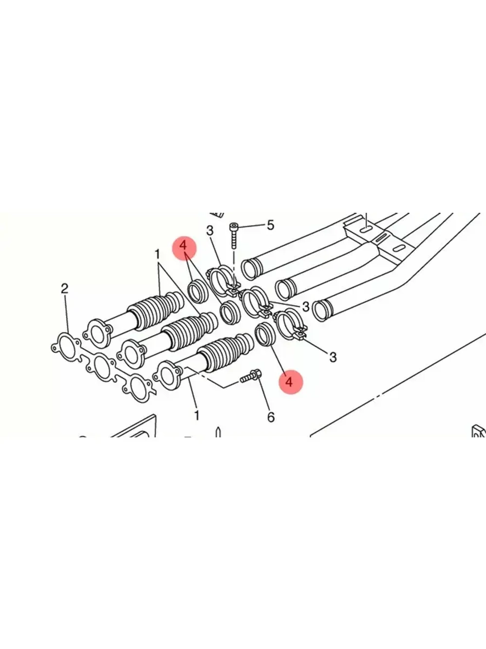 Прокладка выхлопной системы для снегоходов Yamaha