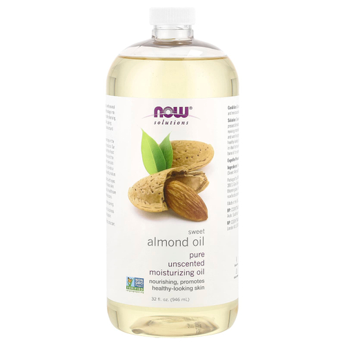 NOW Foods, Solutions, масло сладкого миндаля, без запаха, 946 мл (32 жидк. Унции)