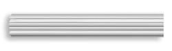 Молдинг гладкий Decomaster 97615F гибкий 50х12х2400мм