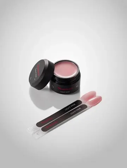 Gemstone Гель моделирующий Hema free, 15 мл Light Pink Светло-розовый (холодный)