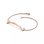 Браслет из розового золота 18k с перламутром, Tiffany 💠 T collection
