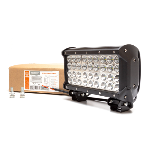 AE108RT-36LED-COMBO Фара светодиодная дополнительная, балка 235*93*167, комбинированный свет (направленный/рассеянный), 36 диодов, крепление нижнее по бокам, 108 Вт, 10-30 В