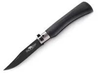 Нож складной Old Bear Total Black XL, сталь 1.4060, PTFE, чёрный ламинат