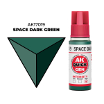 AK Interactive Space Dark Green Quick Gen - контрастная акриловая краска, 18 мл