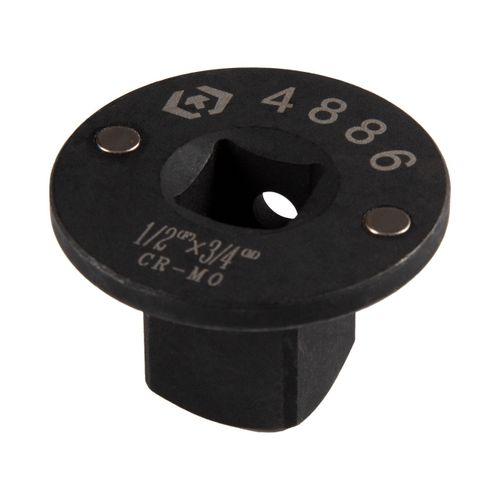 KING TONY (4886) Переходник 1/2">3/4", тонкий, магнитный