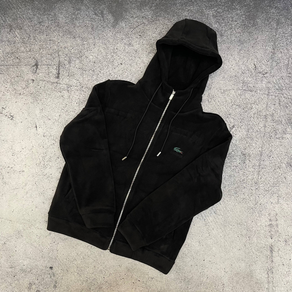 Худи Zip Lacoste Fleece black