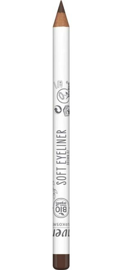 Подводка для глаз Soft Eyeliner, коричневая 02 Lavera Naturkosmetik