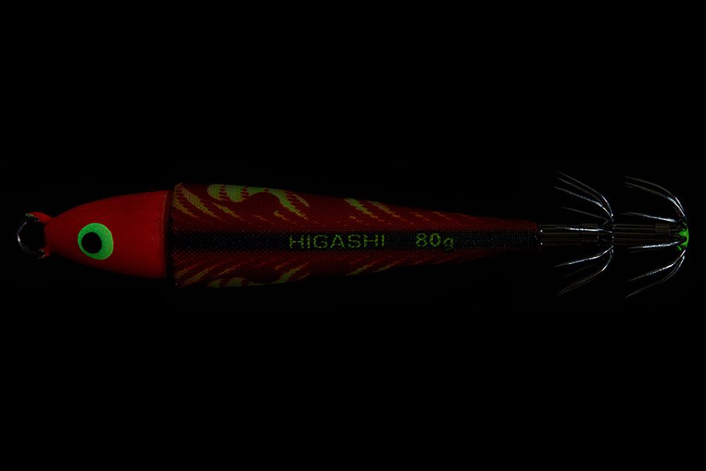 Кальмарница HIGASHI Squid Cloth sinker 80g #08 Red Shad