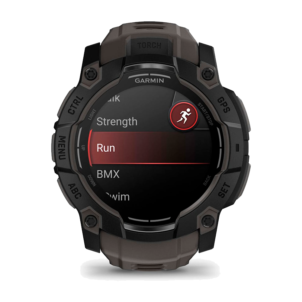 Умные часы Garmin Instinct 3, 50mm, Amoled Black with Charcoal Band (010-03020-00)