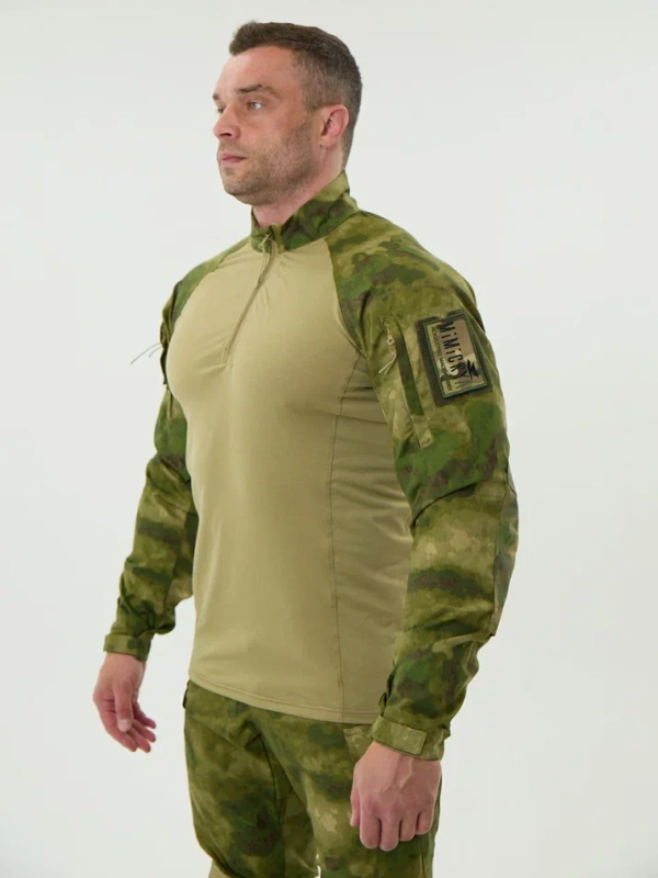 Рубашка тактическая боевая ТРОПИК ПРОФИ Кулмакс / рипстоп смесовый (PES65*COT35%), расцветка МУЛЬТИКАМ, мужская, MIMICRYA