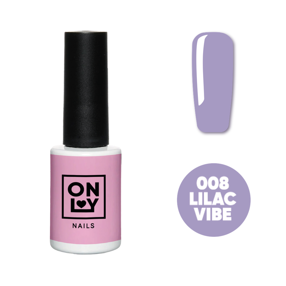 Гель-лак OnlyNails Lilac Vibe №8, 10мл