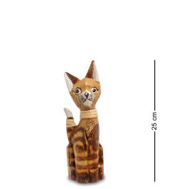 99-031 Фигурка «Кошка» н-р из трех 30,25,20 см (албезия, о.Бали)