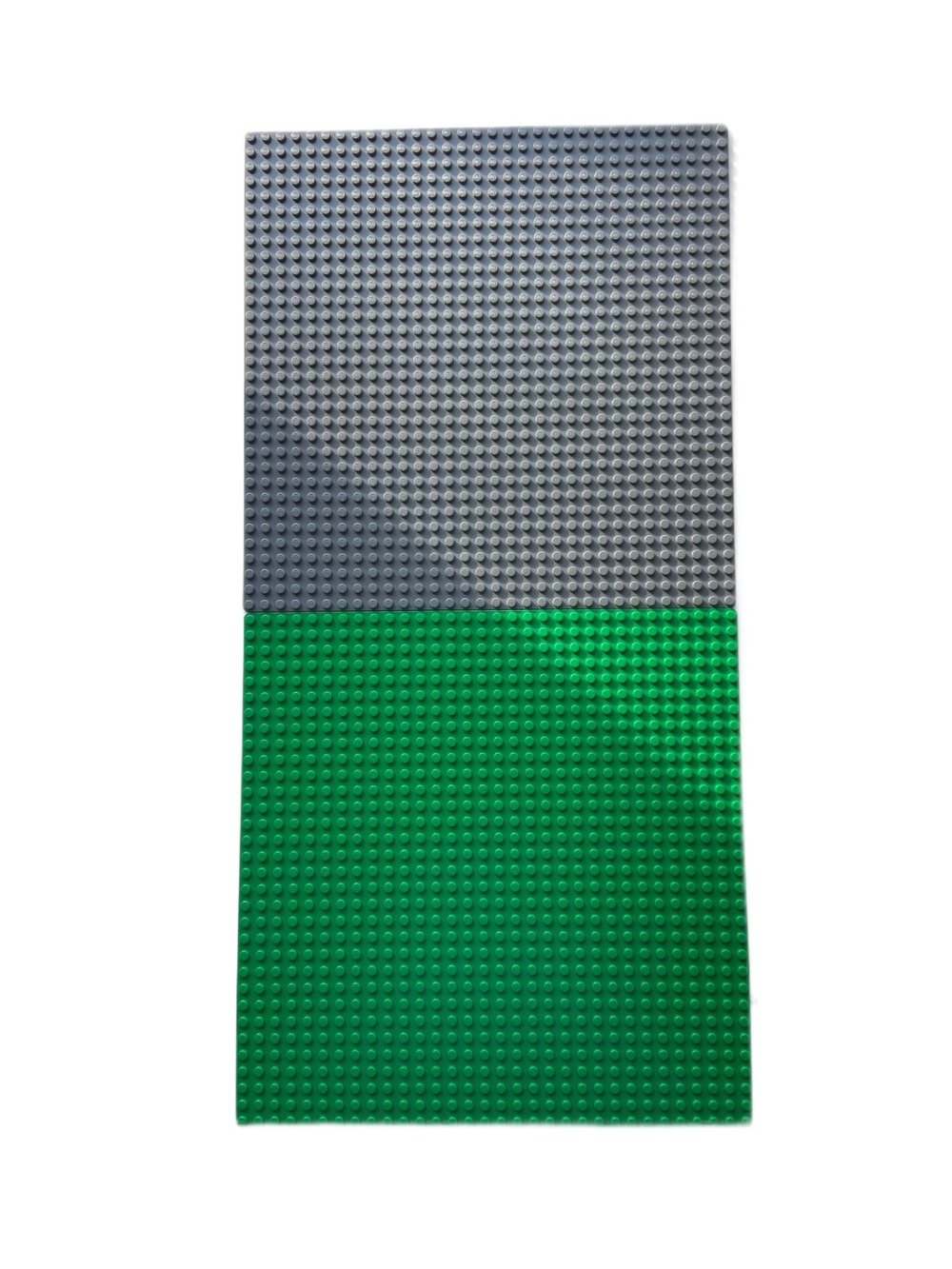 Lego 2шт Набор строительных пластин 32х32 (темно-серая и зелёная)