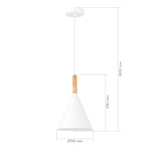 Светильник подвесной ARKET E27 1х40W