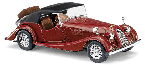 Автомобиль Morgan Plus 8 с багажником с чемоданом (H0)