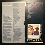 Elton John - Breaking Hearts (Голландия 1984г.)