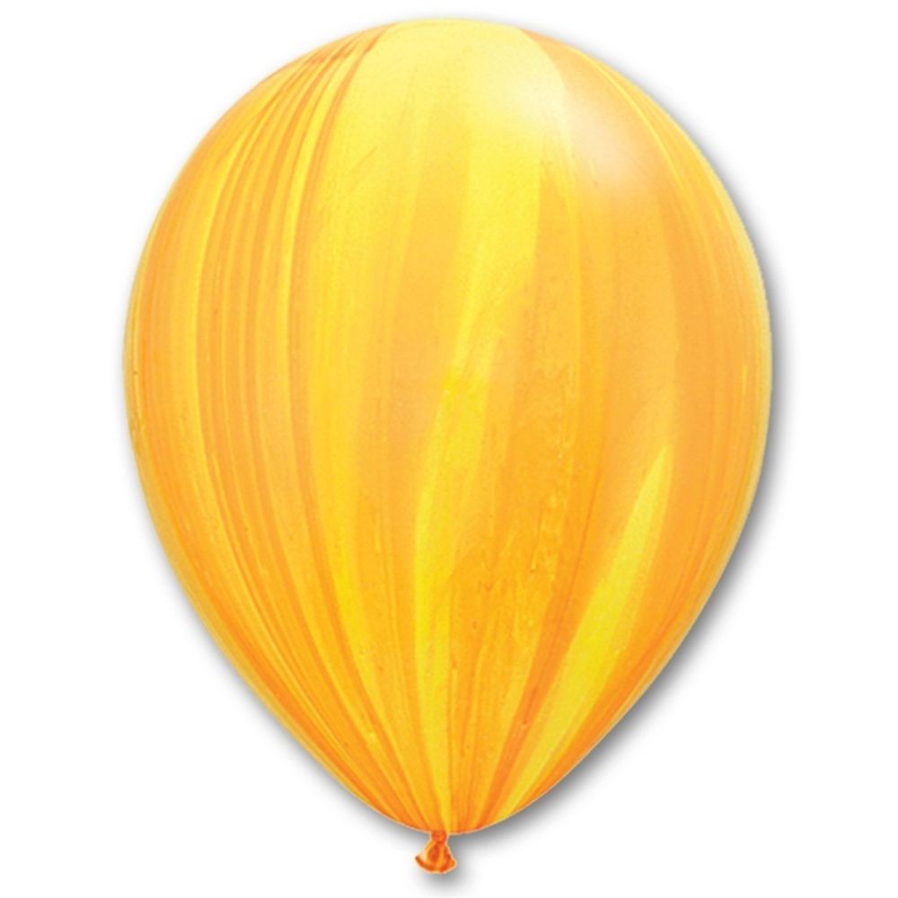 Шар 11" желтый Агат/ Yellow Orange Ql