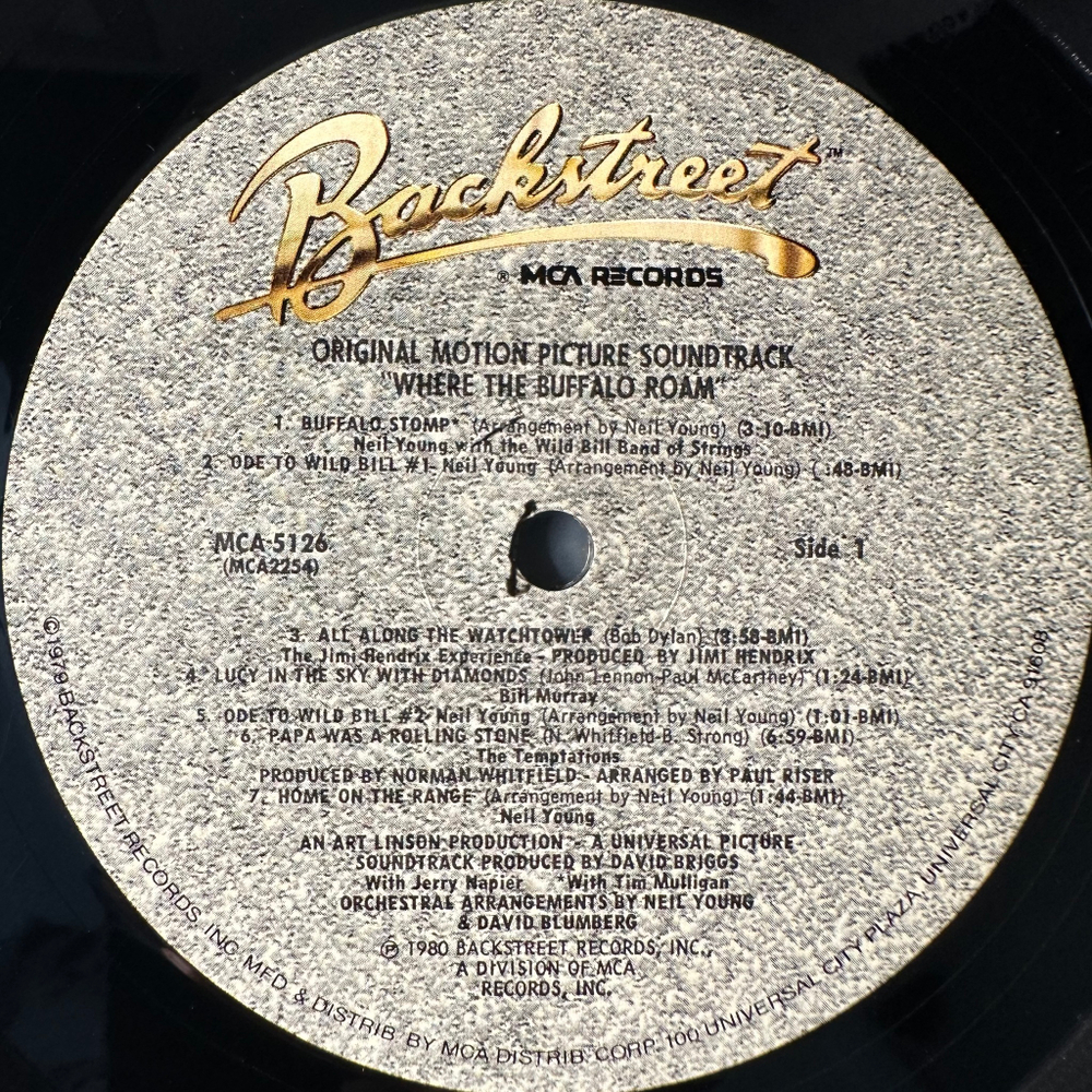 Where The Buffalo Roam - The Original Movie Soundtrack (США 1980г.)