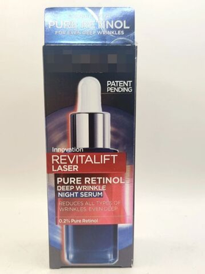 Ночная сыворотка Rеvitаlift Lаsеr Pure Retinol от всех видов морщин с ретинолом, 30 мл (Франция)