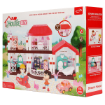 Игрушечный дом для куклы с мебелью и фигурками коробка 326-D52